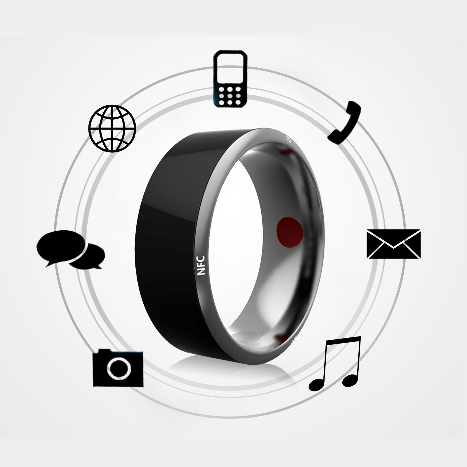 Electroplated Bluetooth smart Ring